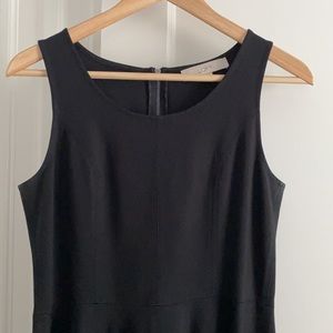 LOFT Black Stretchy Ponte Sleeveless Dress - 4